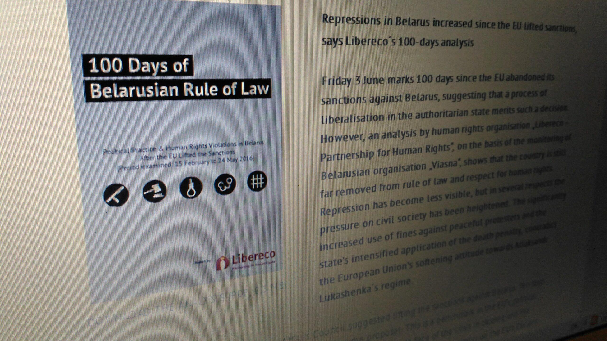 UN continues to monitor human rights violations in Belarus
