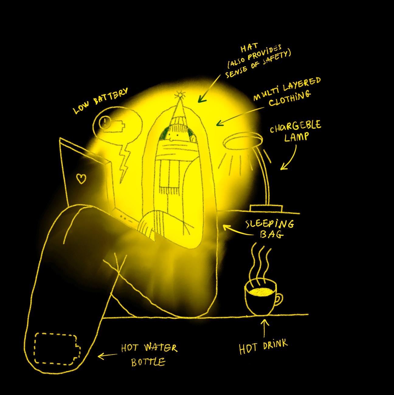 The light disappears. Life goes on.