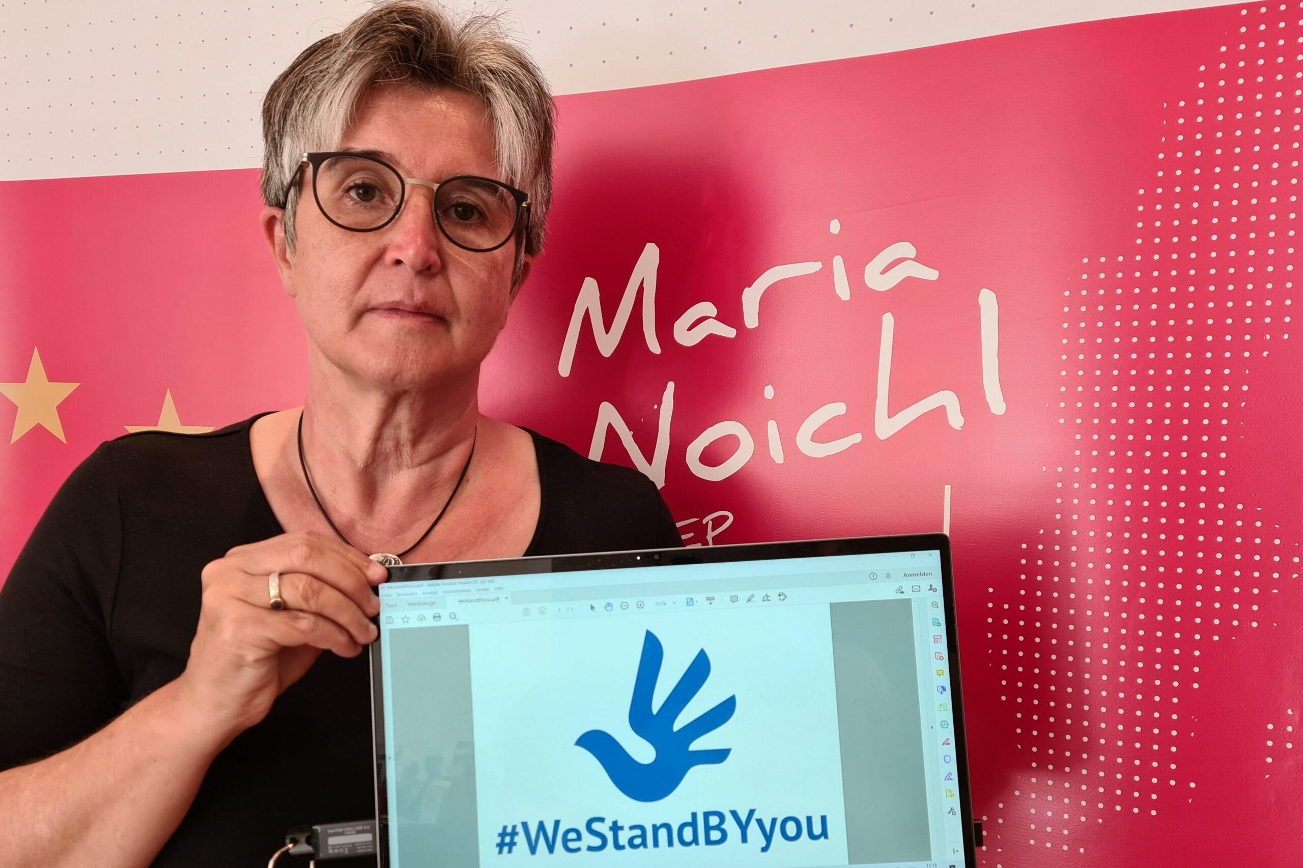 Members of the German Bundestag and the European Parliament take over godparenthoods for  Eduard Kudyniuk, Leanid Sudalenka and Volha Klimkova