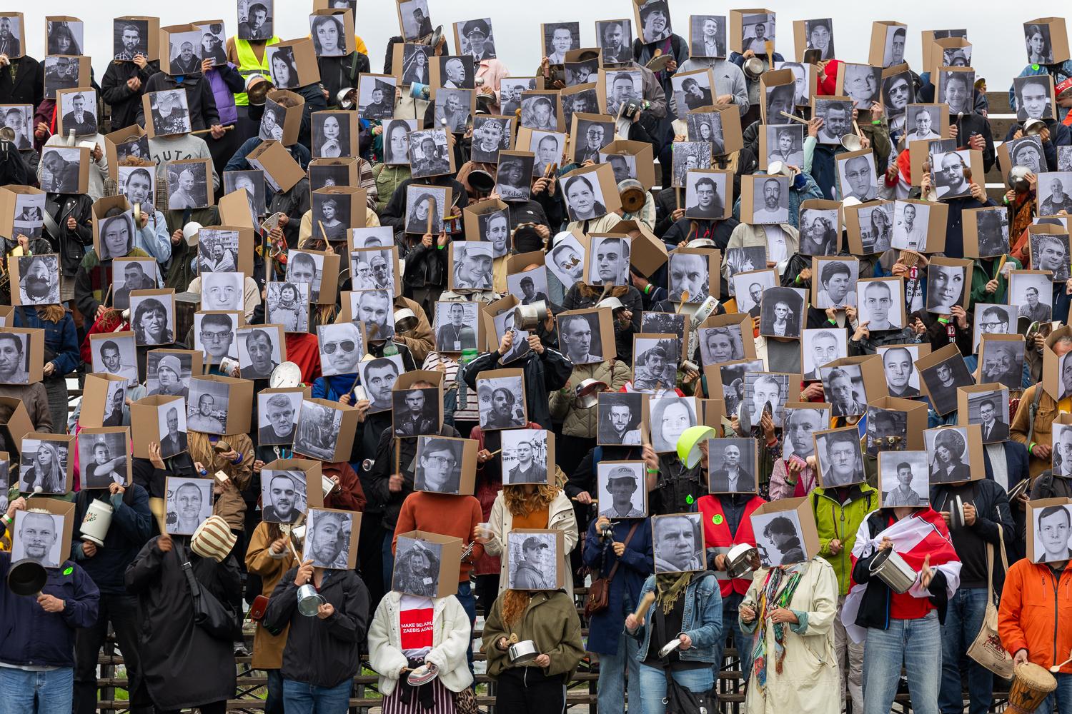 We were loud for political prisoners in Belarus